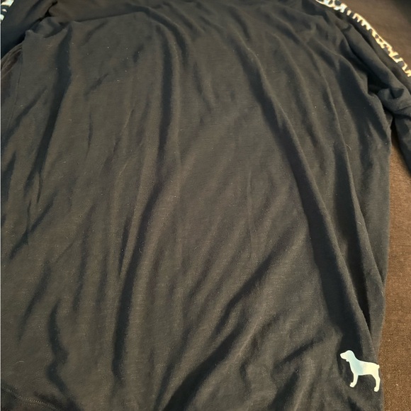 PINK Victoria's Secret Black Long Sleeve Top Thin - Picture 5 of 5